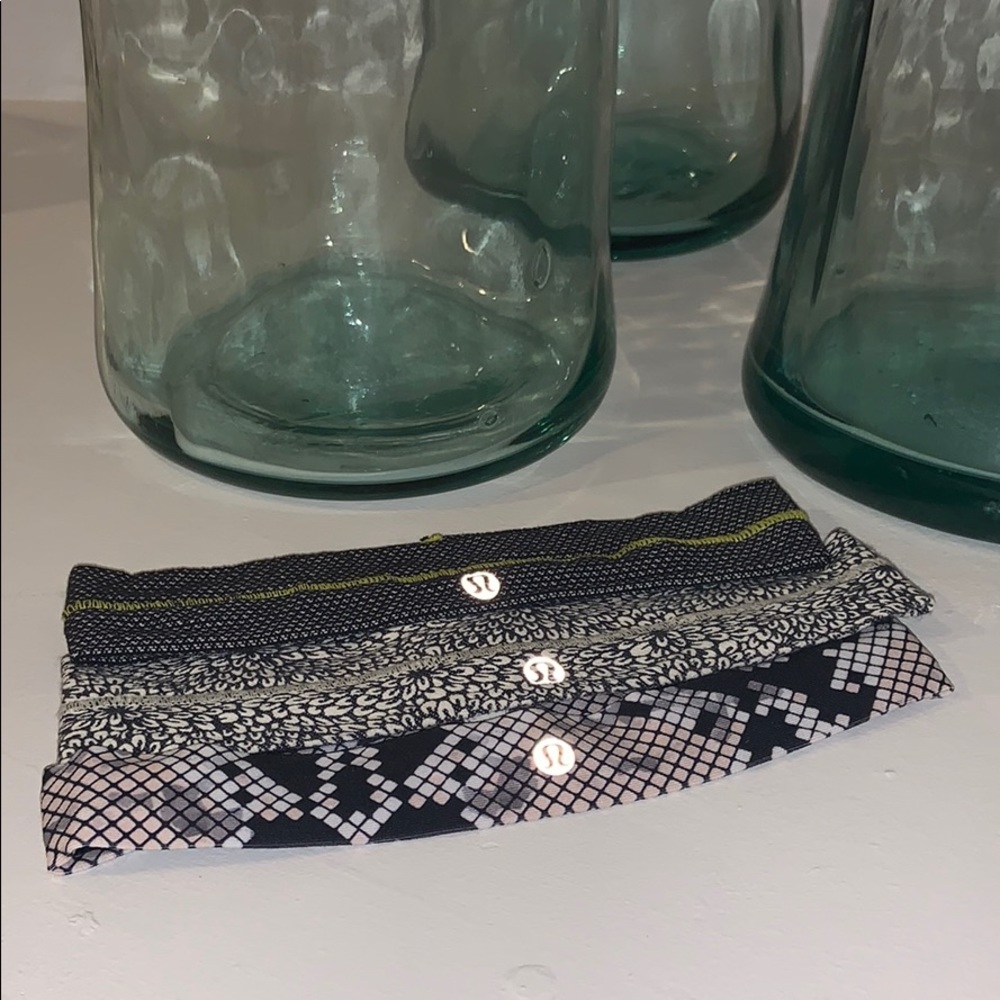3 lululemon headbands